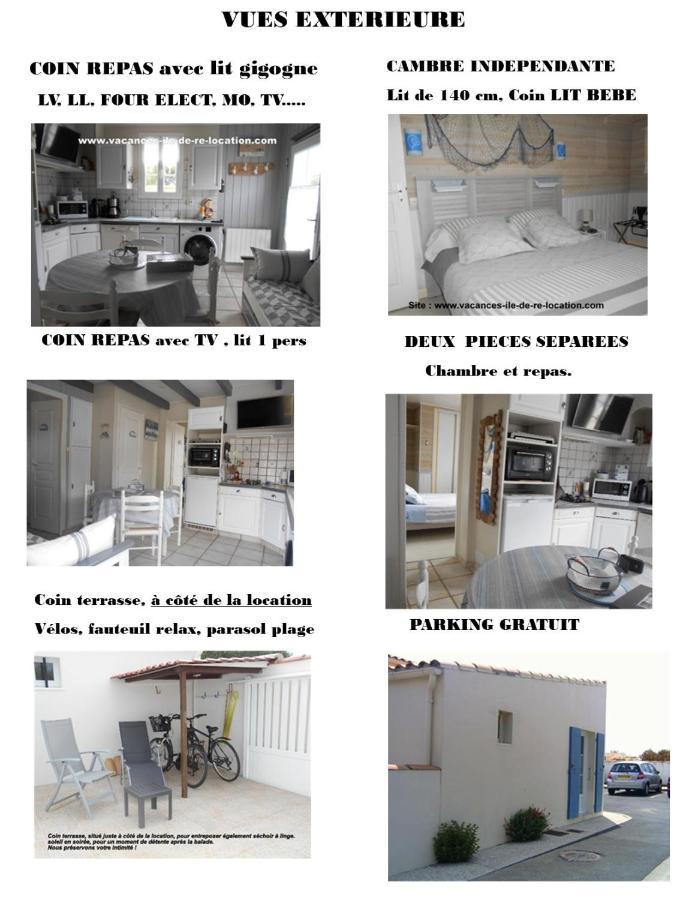 LA DANAE ILE DE RE, VELOS, WIFI, CUISINE, LINGE, Parking gratuit Saint-Martin-de-Ré Exterior foto